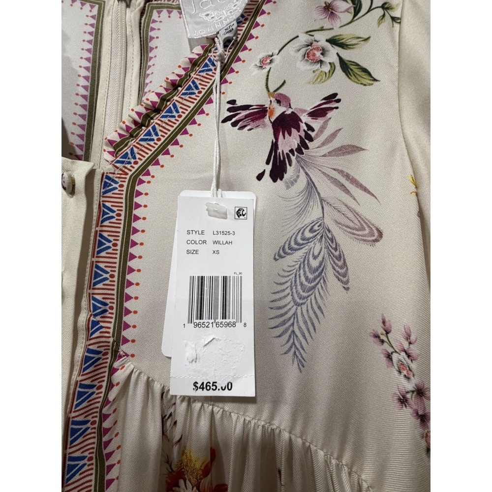 Johnny Was‎ NWT Woman's XS Loren Mini Dress Williah Boho Chic - Picture 3 of 12